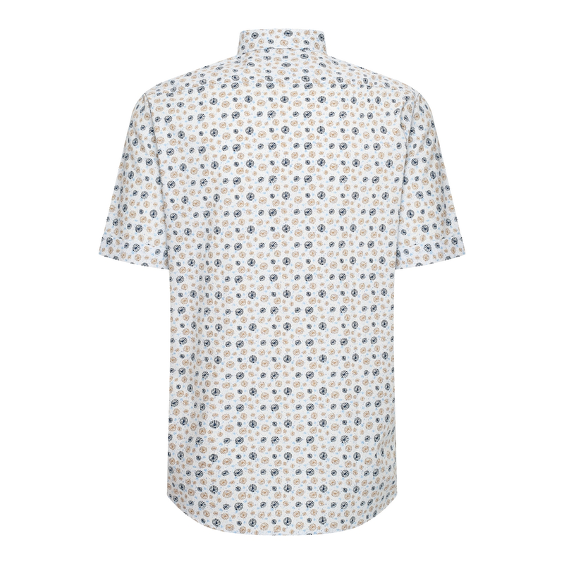 Heren Overhemd 516670-73 Brighton Blue MIDDEN BLAUW