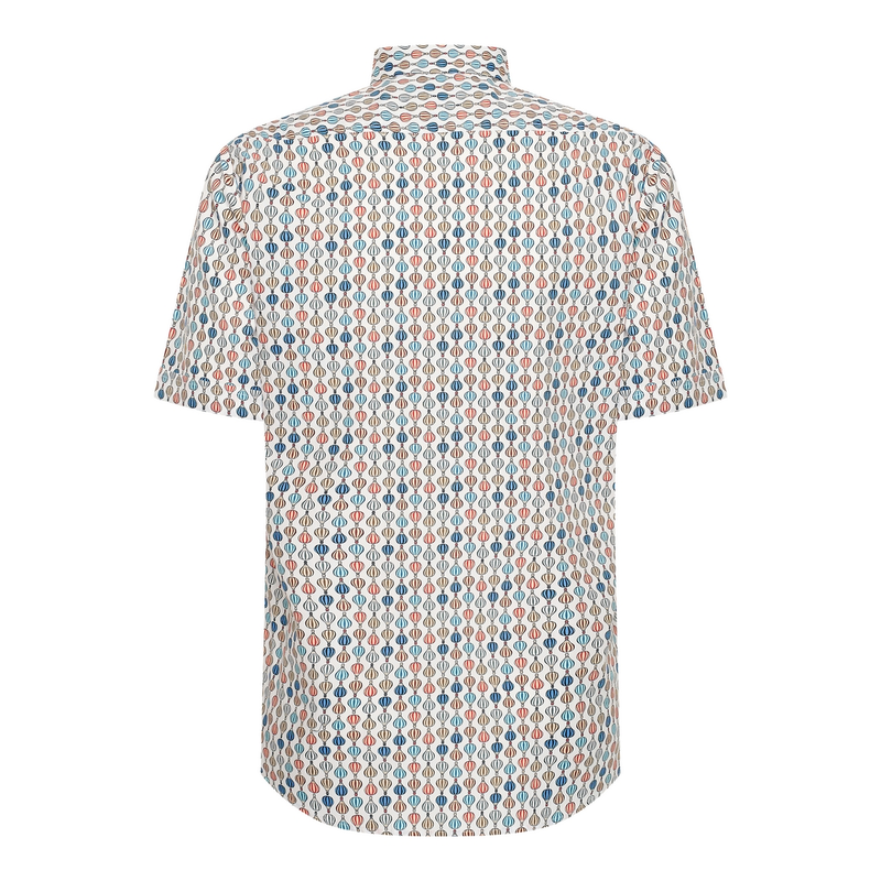 Heren Overhemd 516670-73 Brighton Blue ROOD