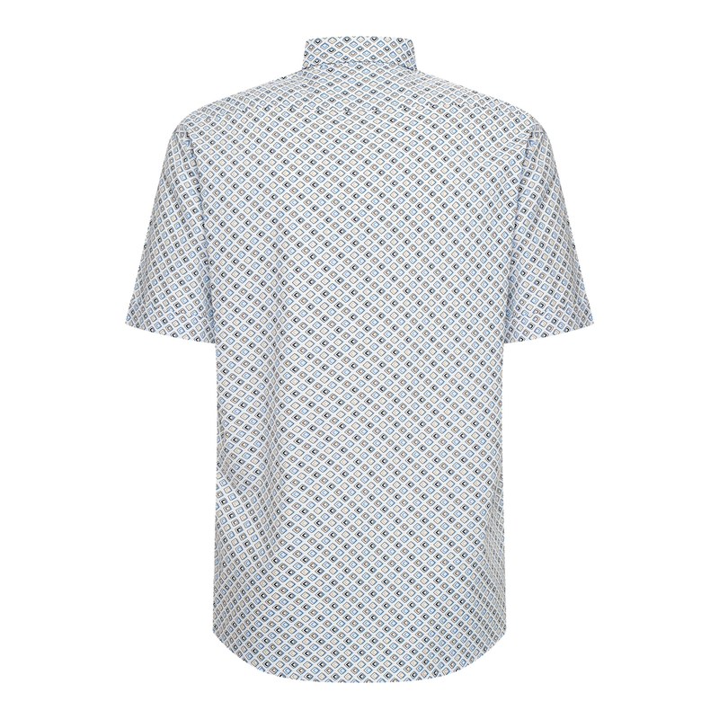 Heren Overhemd 516670-73 Brighton Blue MIDDEN BLAUW