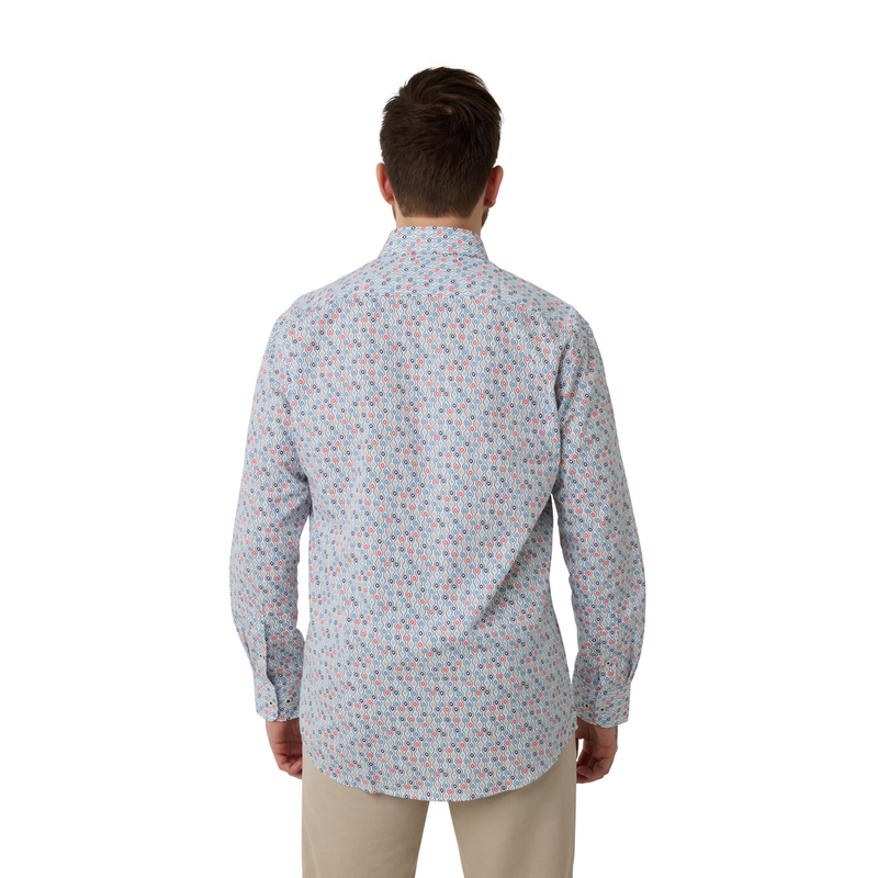 Heren Overhemd 517670-73 Brighton Blue AQUA
