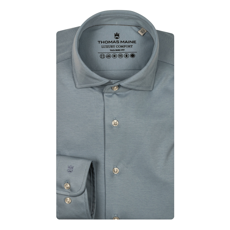 Heren Overhemd 517778.62 Thomas Maine MIDDEN BLAUW