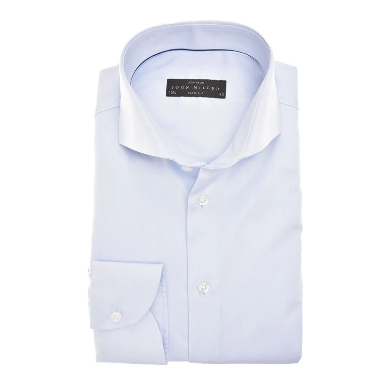 Heren Overhemd 5336511 John Miller BLEU