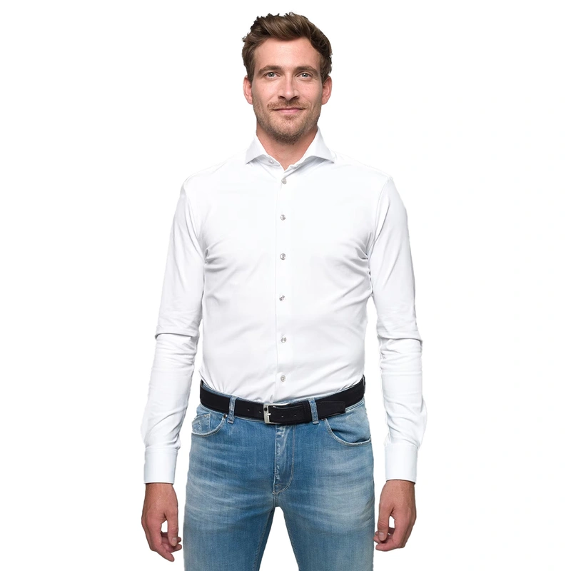 Heren Overhemd 5346516 John Miller Wit