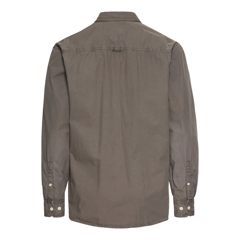 Heren Overhemd 5S13409113 Camel Active ANTRACIET
