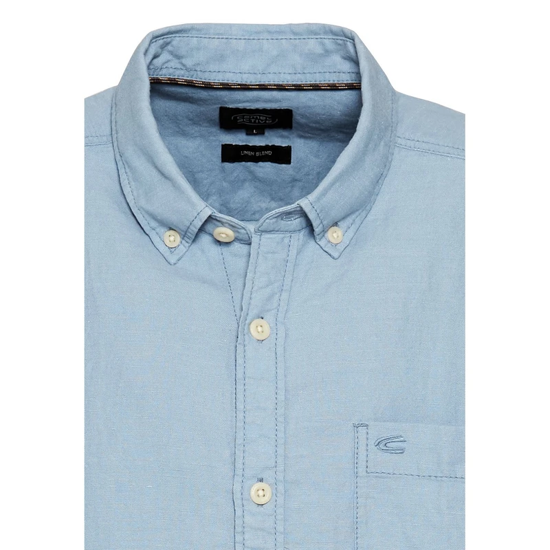Heren Overhemd 5S56409256 Camel Active BLAUW DESSIN