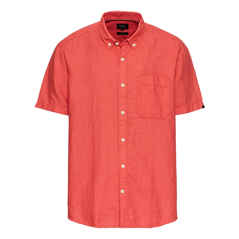 Heren Overhemd 5S56409256 Camel Active ROOD DESSIN