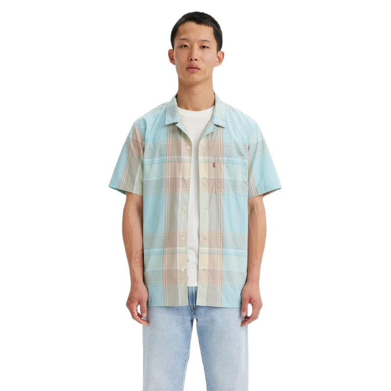 Heren Overhemd 72625-0076 Levi's AQUA