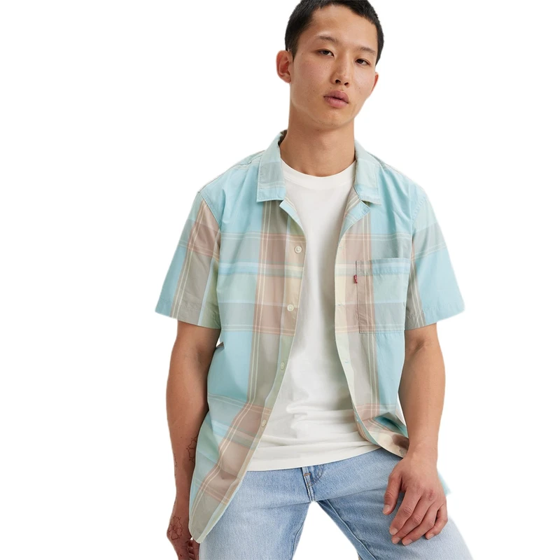 Heren Overhemd 72625-0076 Levi's AQUA