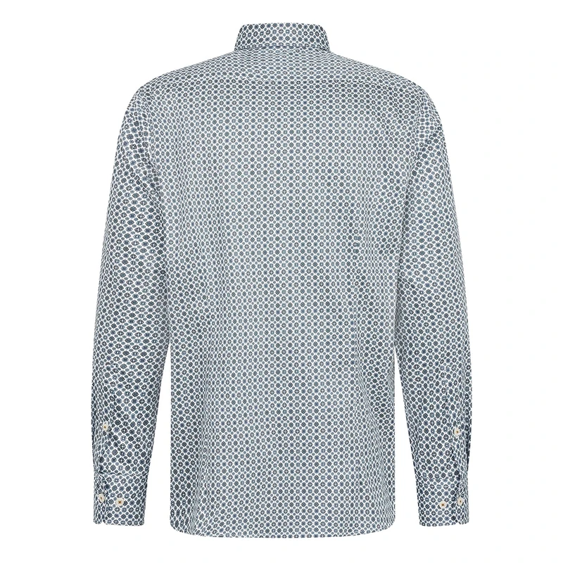 Heren Overhemd 78518C 9350 Bugatti BLEU