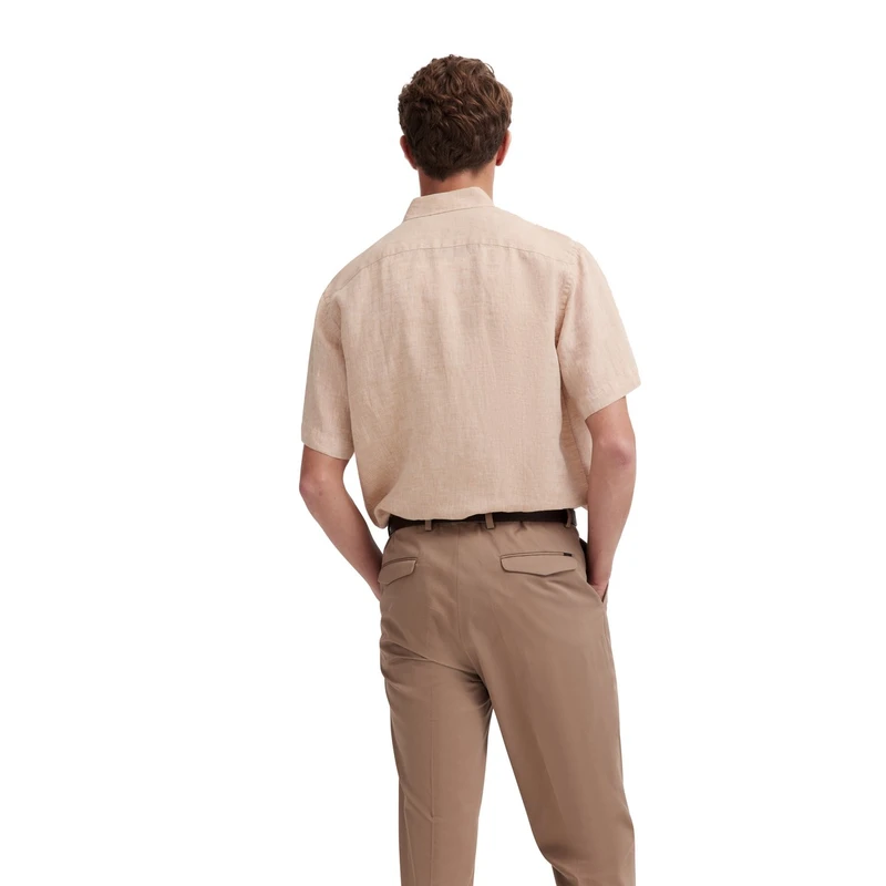 Heren Overhemd 78900C 9450 Bugatti TAUPE