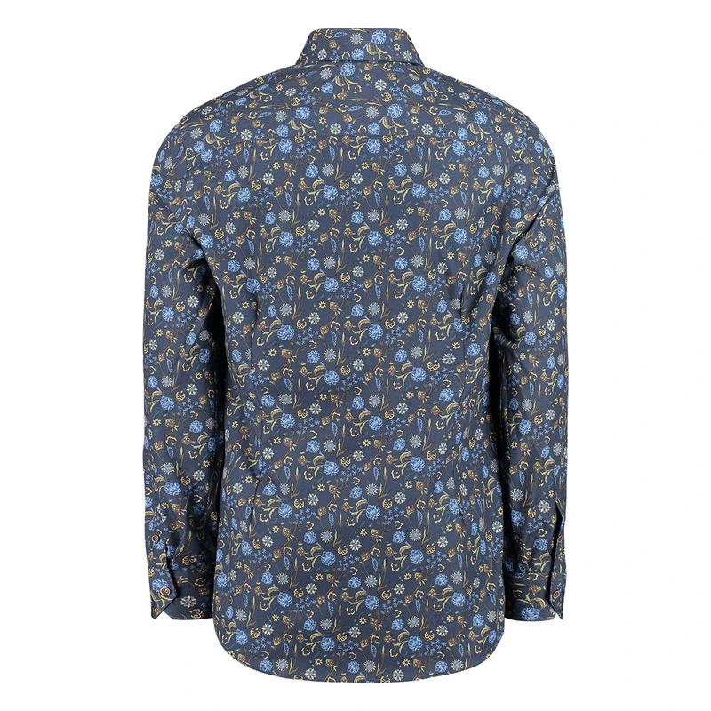 Heren Overhemd 801633 Ledub NAVY