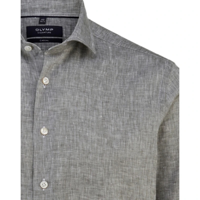 Heren Overhemd 850354 Olymp Signature GROEN