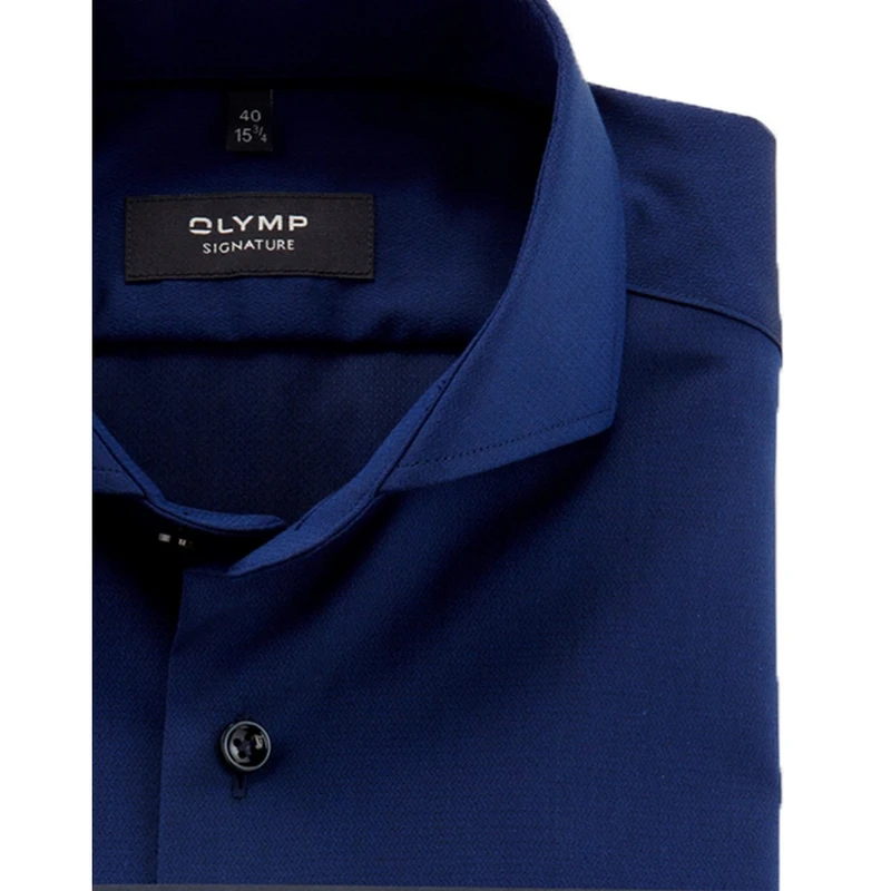 Heren Overhemd 856374 Olymp Signature KOBALT
