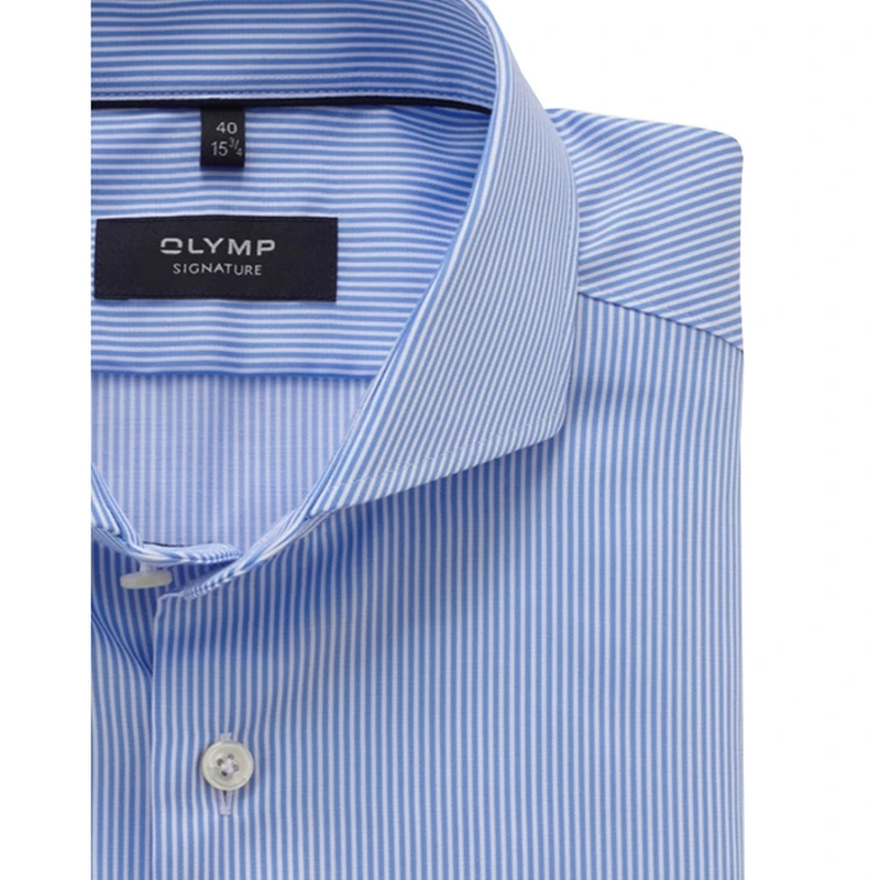 Heren Overhemd 856674 Olymp Signature BLEU