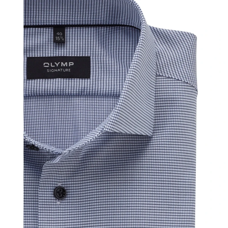 Heren Overhemd 856974 Olymp Signature BLEU