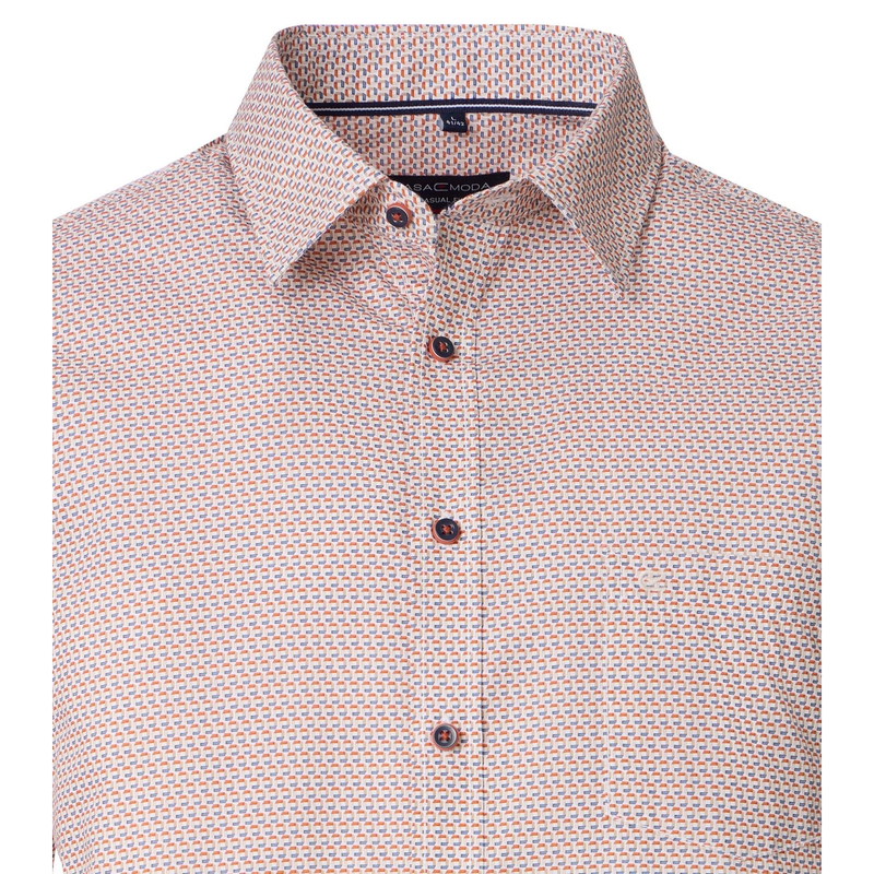Heren Overhemd 954389400 Casa Moda ROOD DESSIN