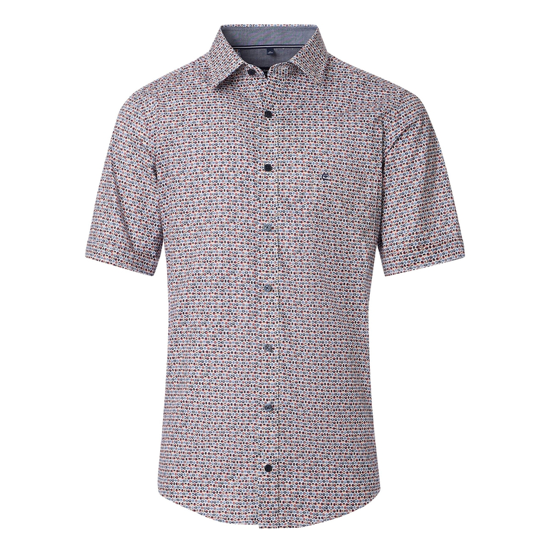Heren Overhemd 954392200 Casa Moda BLAUW DESSIN