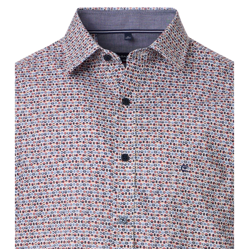 Heren Overhemd 954392200 Casa Moda BLAUW DESSIN