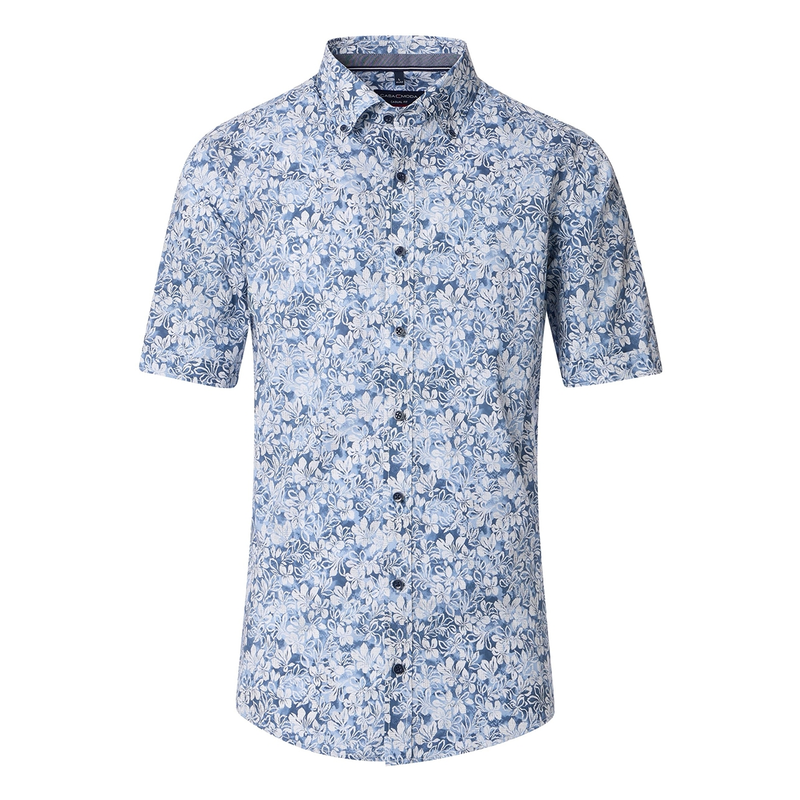 Heren Overhemd 954393200 Casa Moda BLAUW DESSIN