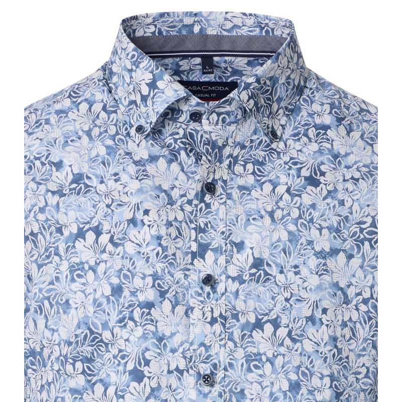 Heren Overhemd 954393200 Casa Moda BLAUW DESSIN