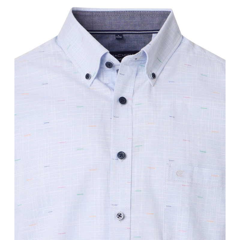 Heren Overhemd 954453700 Casa Moda BLAUW DESSIN