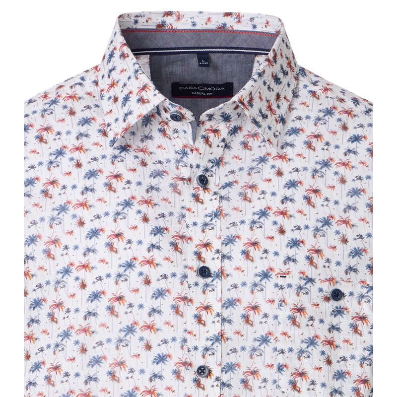 Heren Overhemd 954455500 Casa Moda BLAUW DESSIN