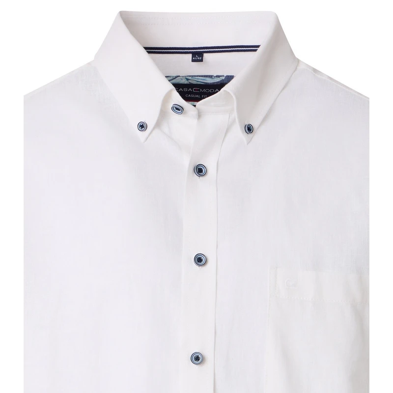 Heren Overhemd 954457100 Casa Moda Wit