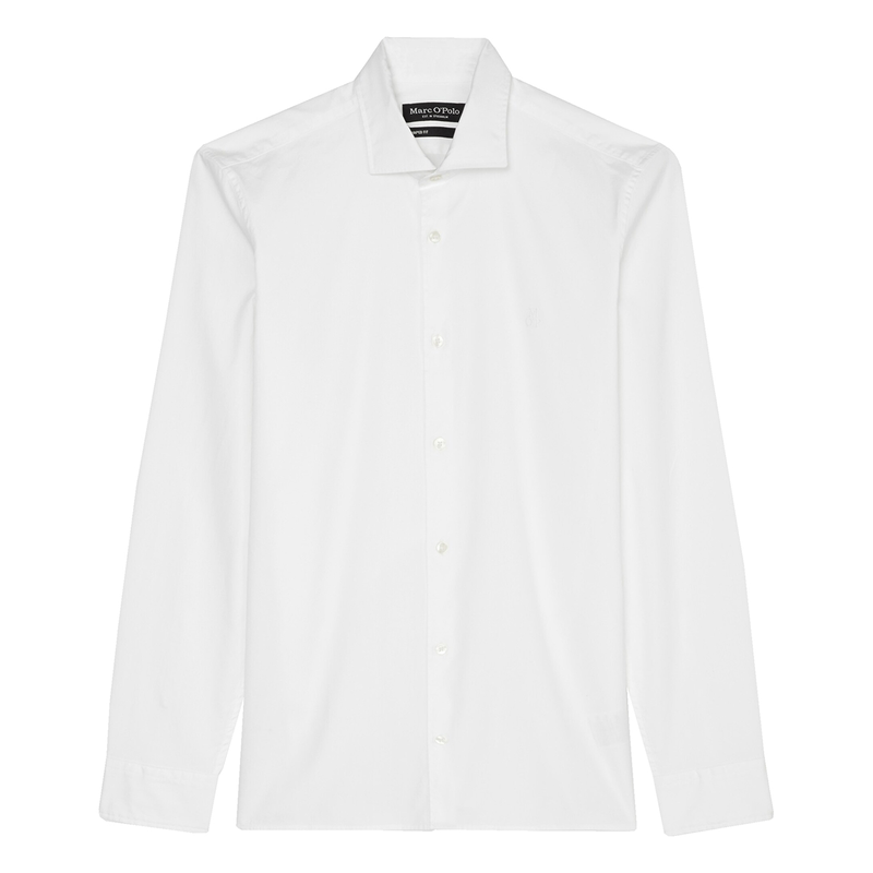 Heren Overhemd B21750442256 Marc O'Polo Wit