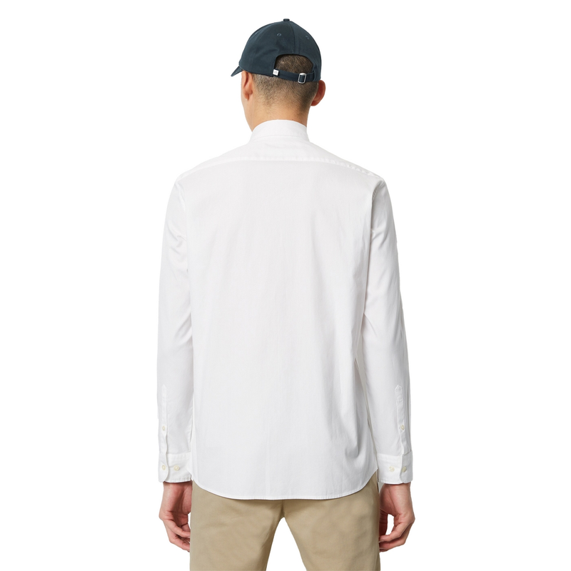 Heren Overhemd B21750442256 Marc O'Polo Wit