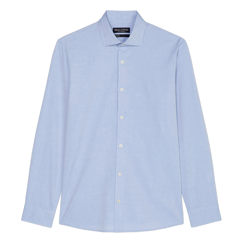Heren Overhemd B21750442256 Marc O'Polo BLAUW DESSIN