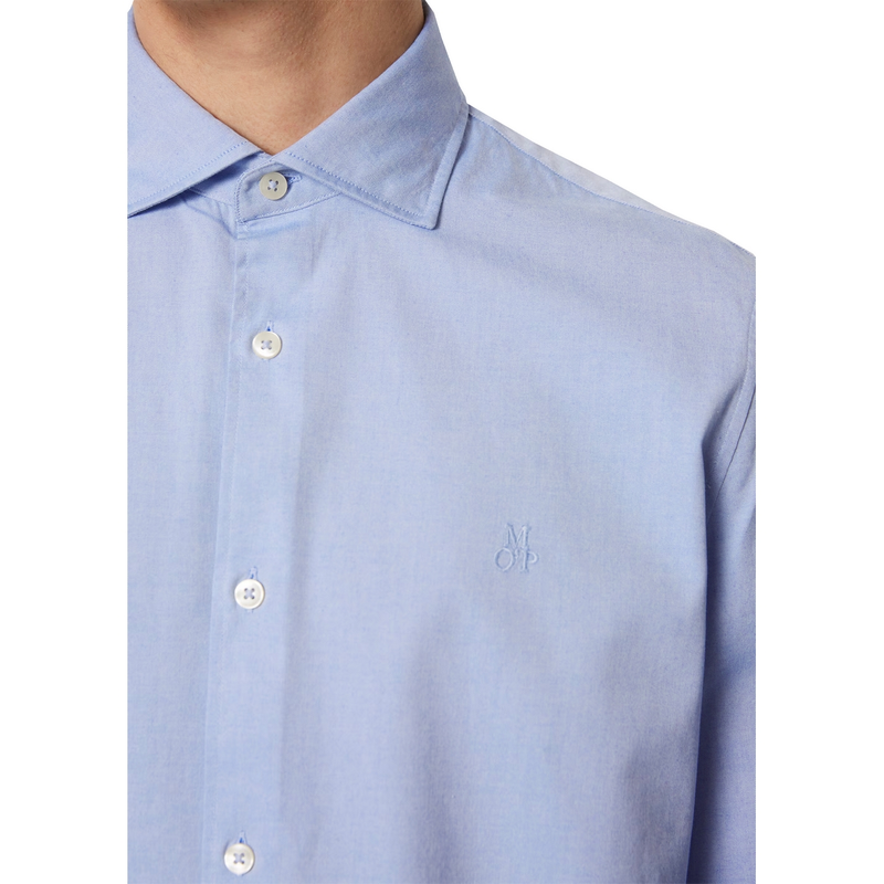Heren Overhemd B21750442256 Marc O'Polo BLAUW DESSIN