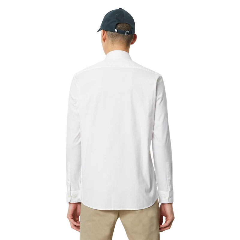 Heren Overhemd B21750442256 Marc O'Polo Wit