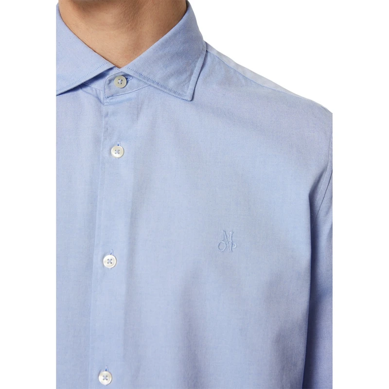 Heren Overhemd B21750442256 Marc O'Polo BLAUW DESSIN