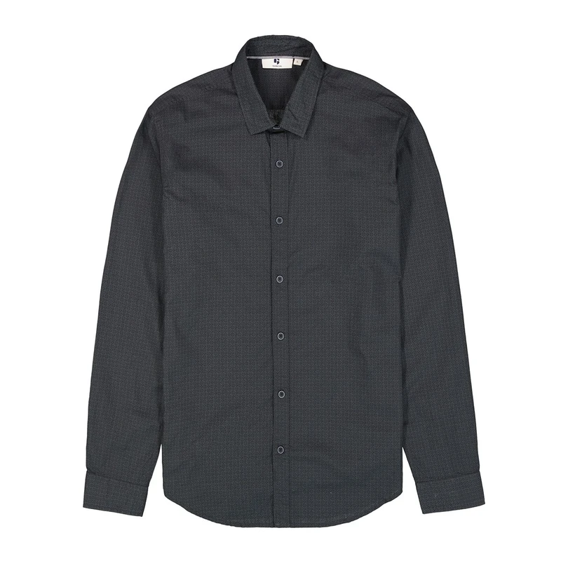 Heren Overhemd B51080 Garcia MIDDEN GRIJS