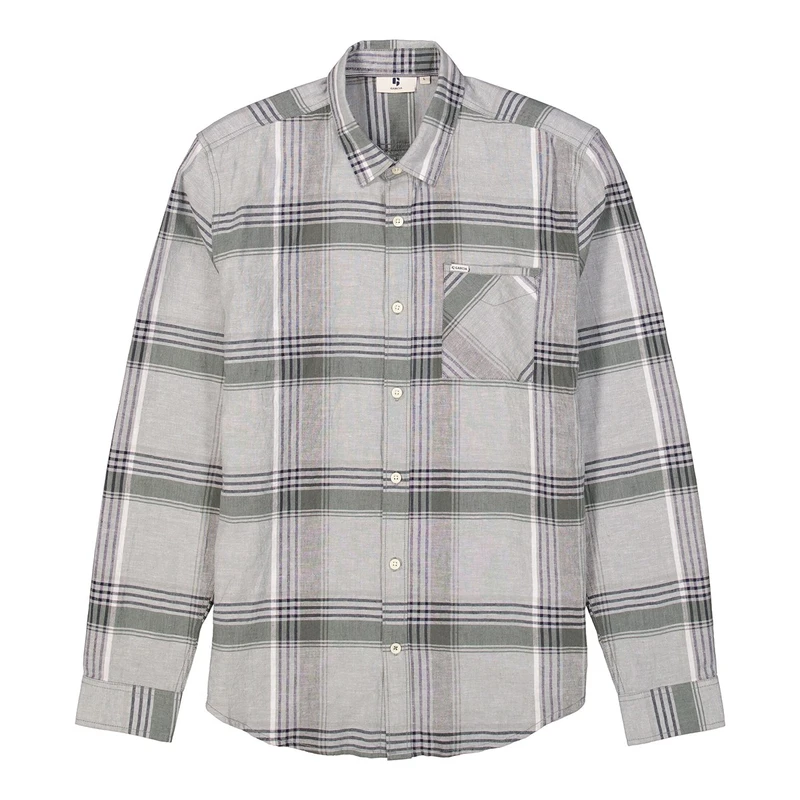 Heren Overhemd D51080 Garcia BRUIN MELE