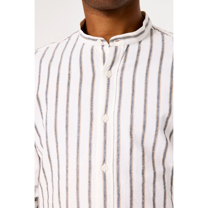 Heren Overhemd D51081 Garcia Wit