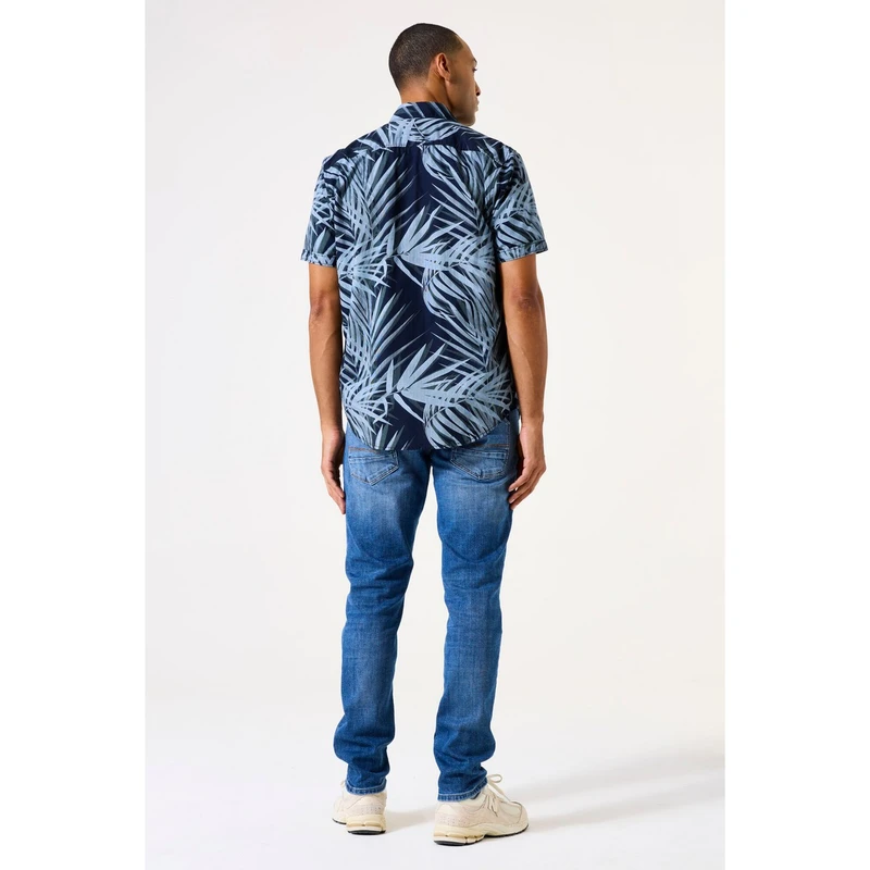 Heren Overhemd E51096 Garcia NAVY