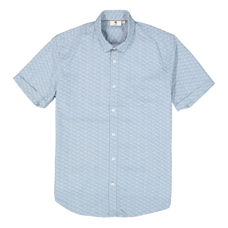 Heren Overhemd E51290 Garcia BLEU