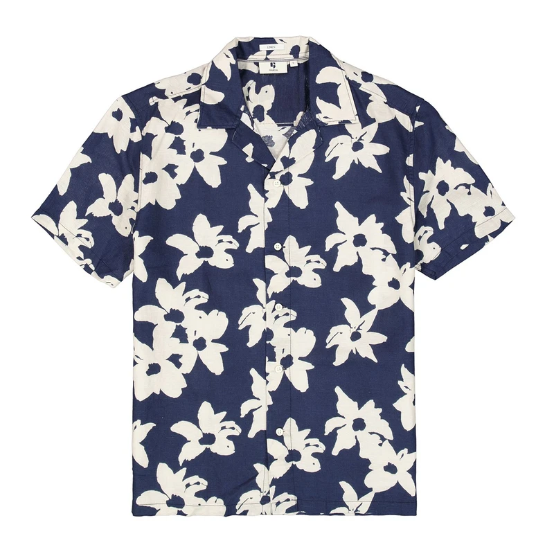 Heren Overhemd E51291 Garcia NAVY