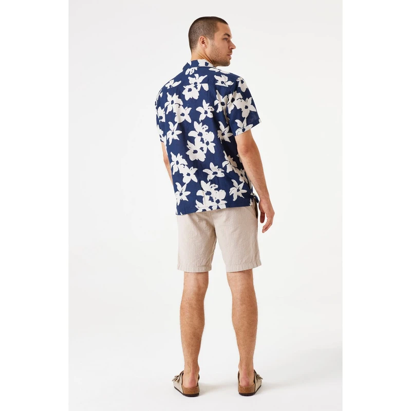 Heren Overhemd E51291 Garcia NAVY