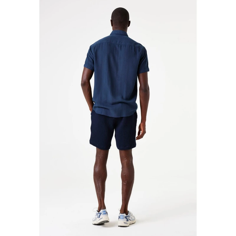 Heren Overhemd E51292 Garcia NAVY