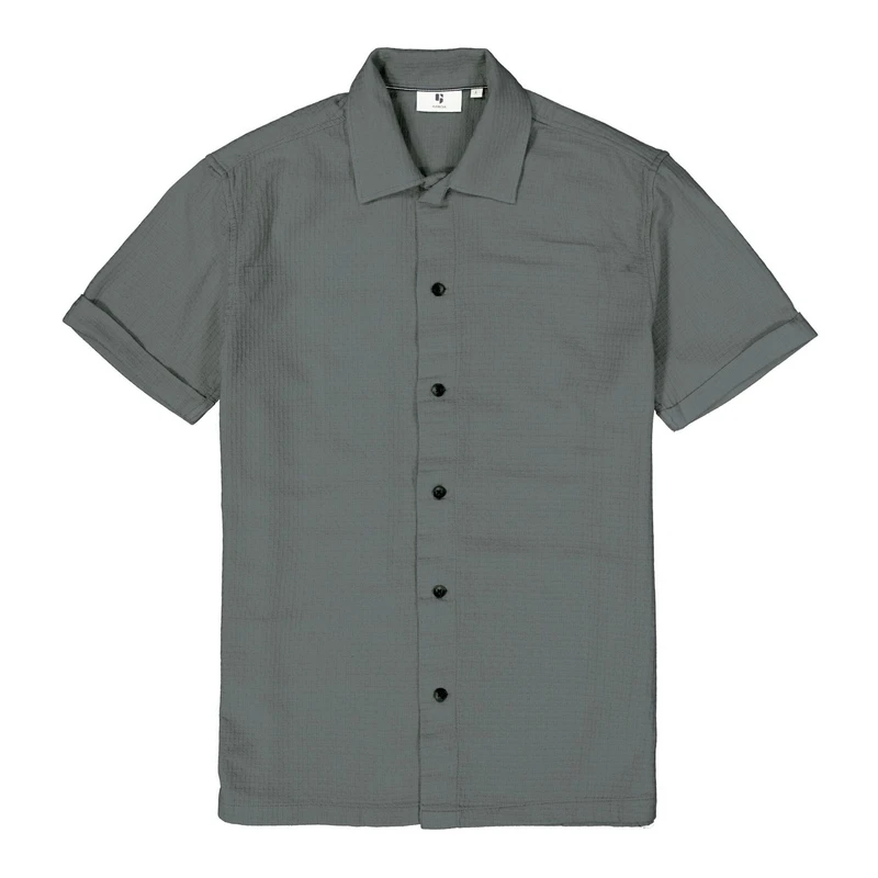 Heren Overhemd E51297 Garcia BRUIN MELE