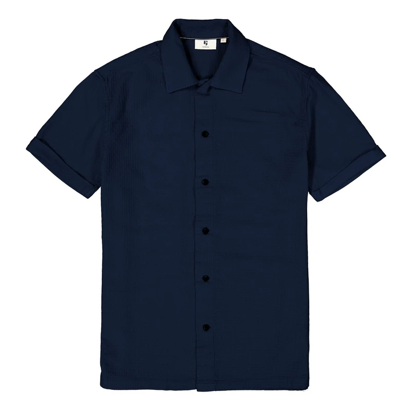 Heren Overhemd E51297 Garcia NAVY