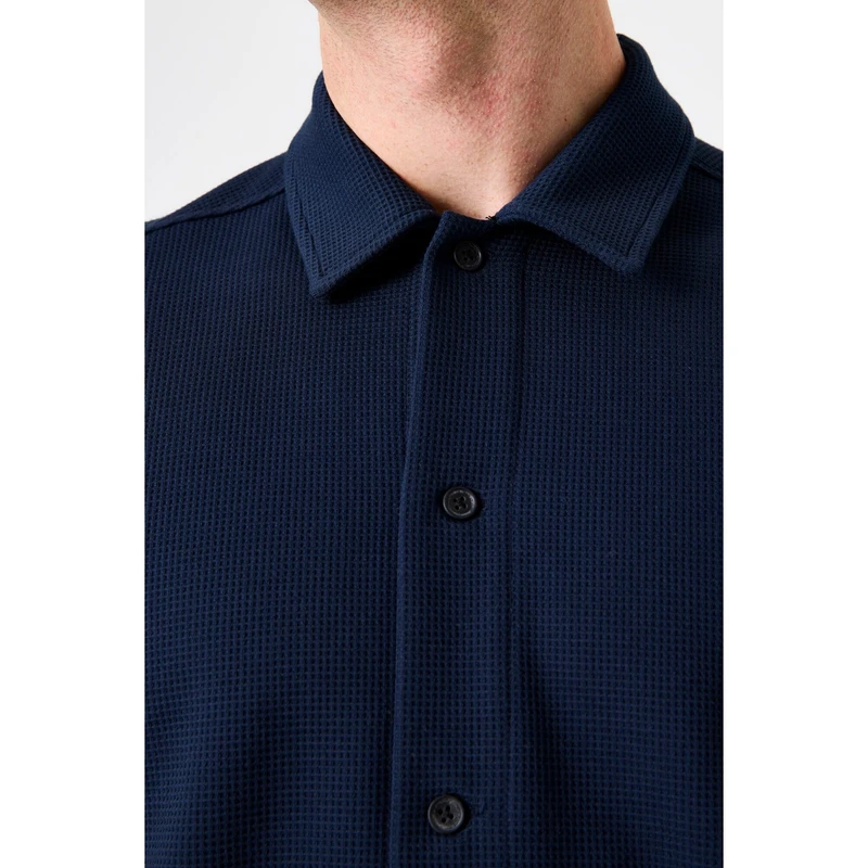 Heren Overhemd E51297 Garcia NAVY