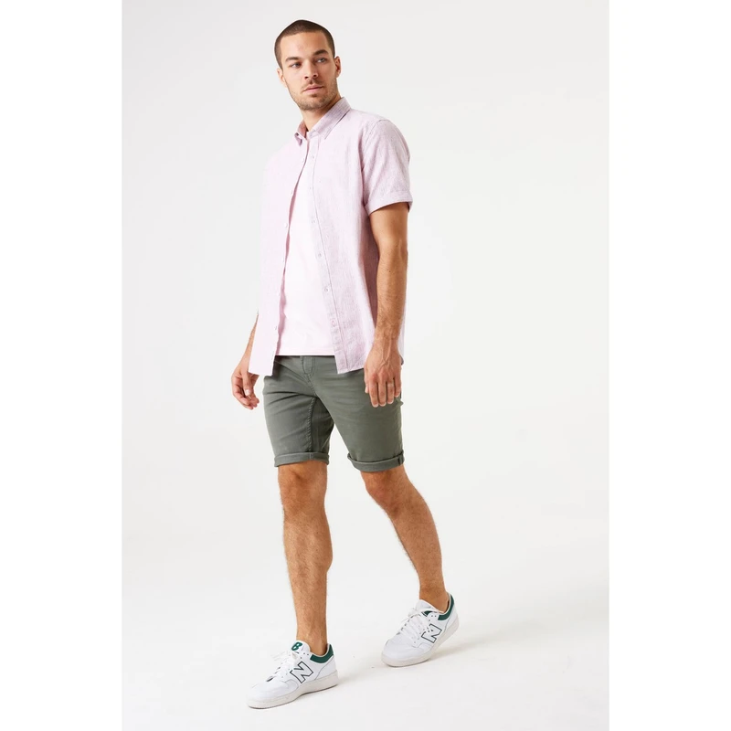 Heren Overhemd F51091 Garcia ROZE
