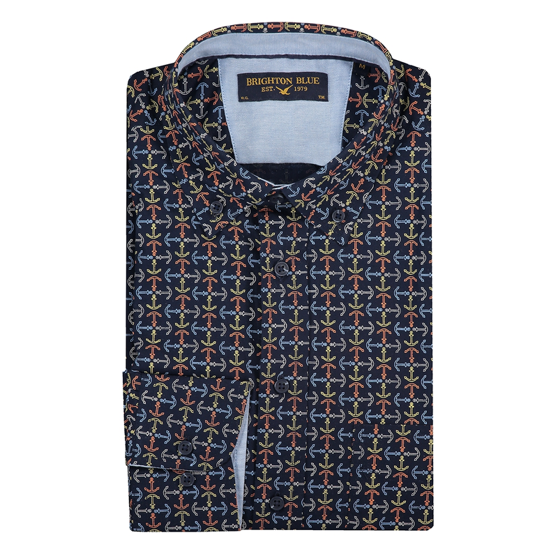 Heren Overhemd FFBB2410-SH Brighton Blue DIVERSE kLEUREN