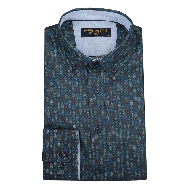 Heren Overhemd FFBB2410-SH Brighton Blue DIVERSE kLEUREN