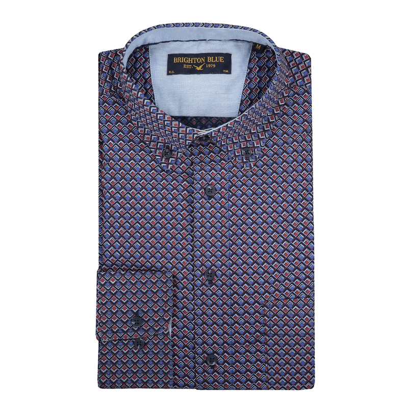 Heren Overhemd FFBB2410-SH Brighton Blue DIVERSE kLEUREN