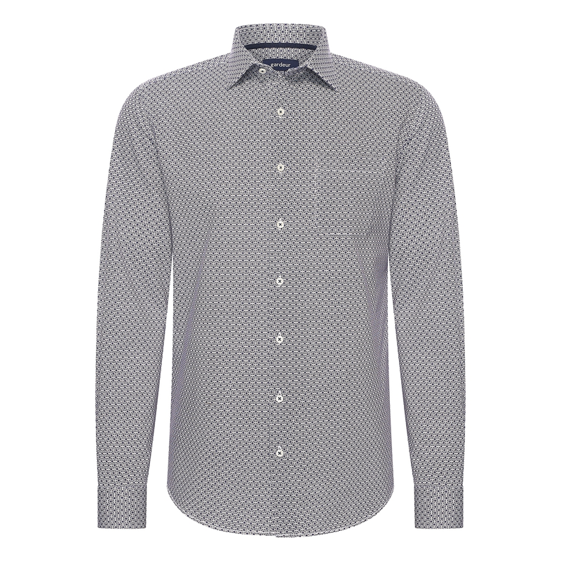 Heren Overhemd GC-P25202 Gardeur Collectie NAVY