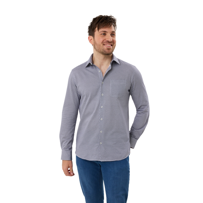 Heren Overhemd GC-P25202 Gardeur Collectie NAVY